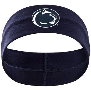 Hype and Vice elastic headband navy with Penn State Athletic Logo